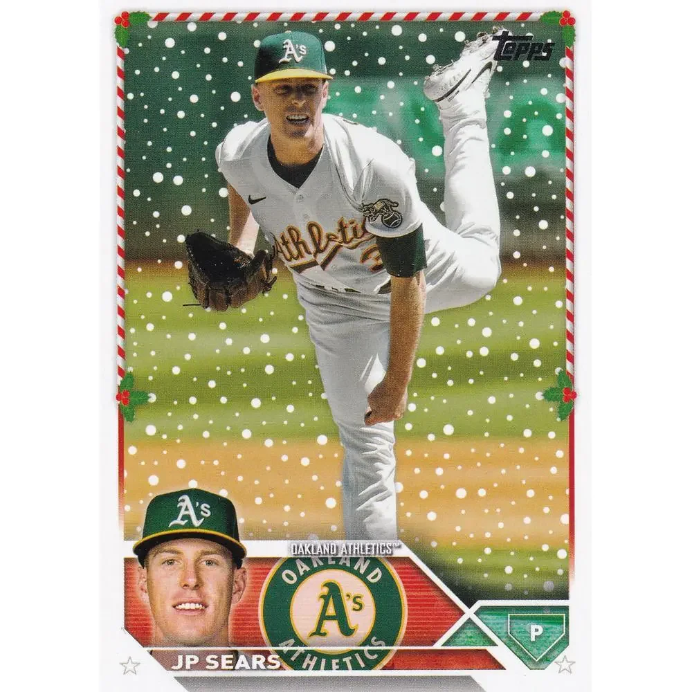 2023 Topps Holiday JP Sears H133 Oakland Athletics